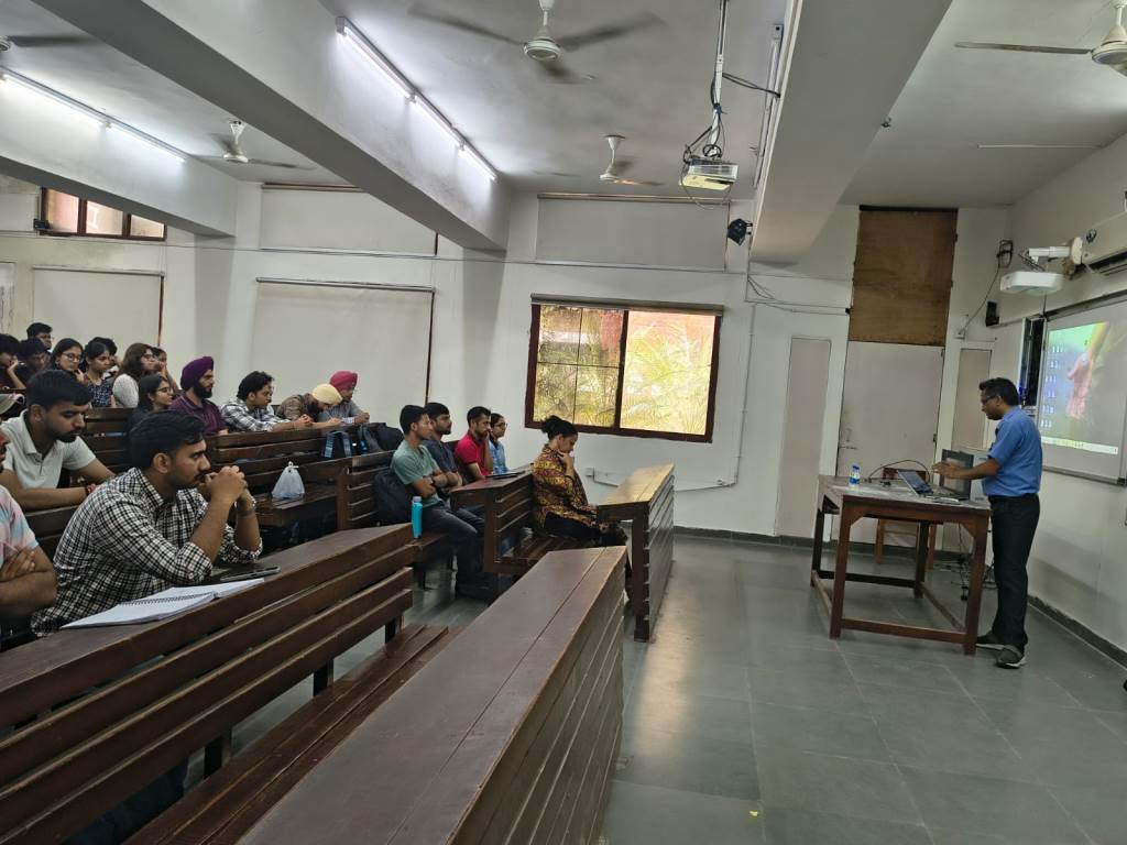 Expert Lecture Organised by Mathematics Department of Punjab Engineering College under IndustryAcademia Expert Lecture Week